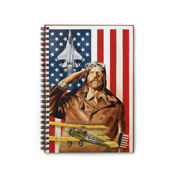 American Combat Aviation Spiral Notebook
