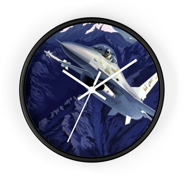 F-16 Viper Artwork Wall clock