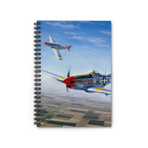Mustang Artwork Spiral Notebook