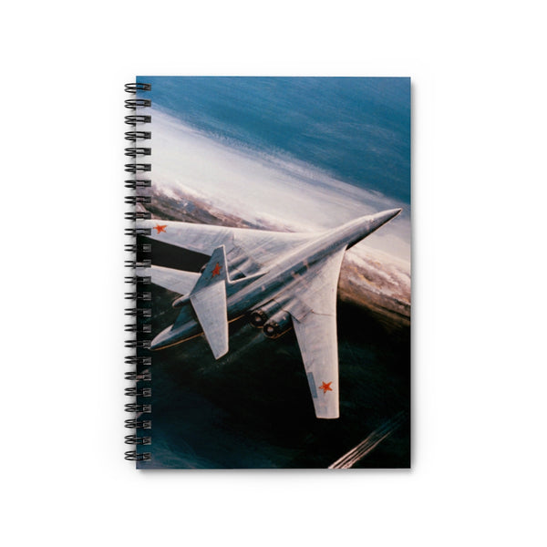 Blackjack Bomber Artwork Spiral Notebook