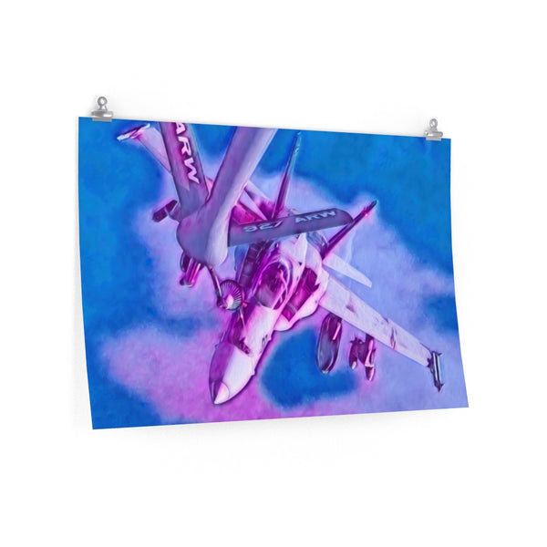 Cotton Candy Contact Print