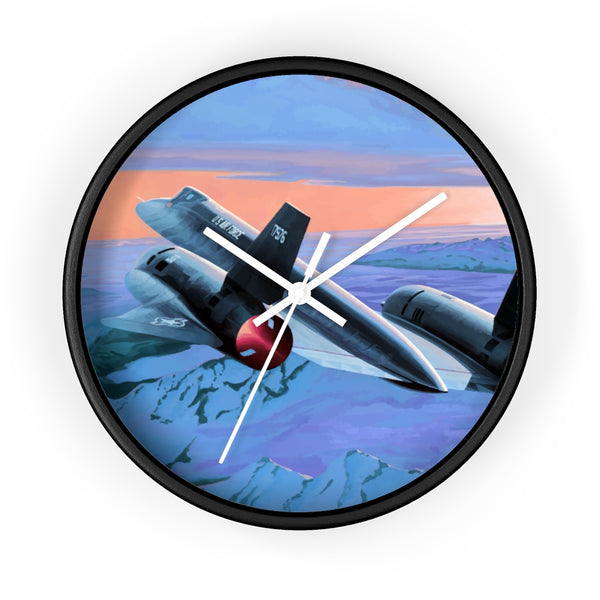 Blackbird Sunrise Artwork Wall Clock