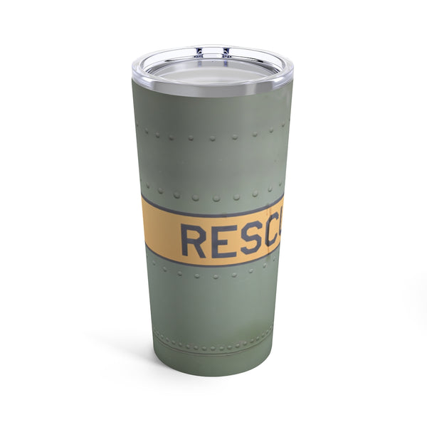 Aircraft Fuselage Rescue Tumbler 20oz