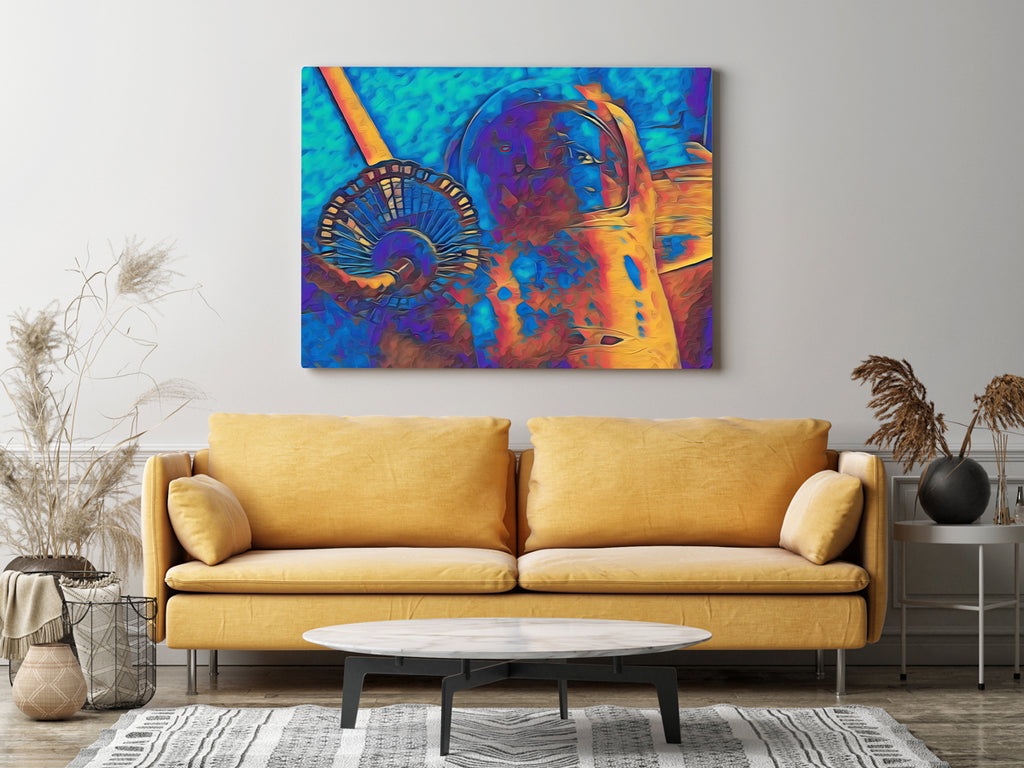 Ready For Contact Canvas Wall Art