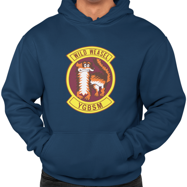 Wild Weasel Squadron Patch Hoodie