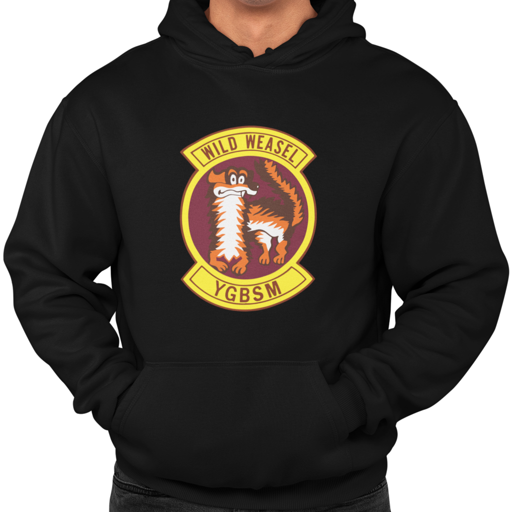 Wild Weasel Squadron Patch Hoodie