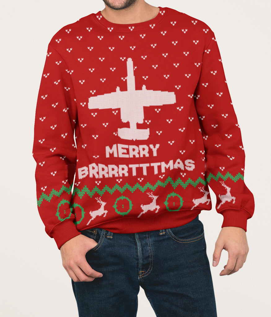 Merry BRRRRTTTMAS Ugly Holiday Sweater