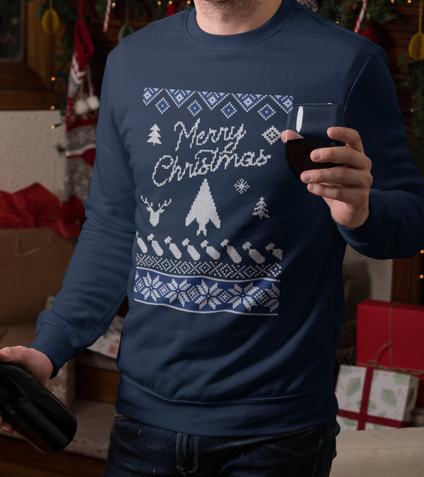 F-117 Nighthawk Ugly Christmas Sweater