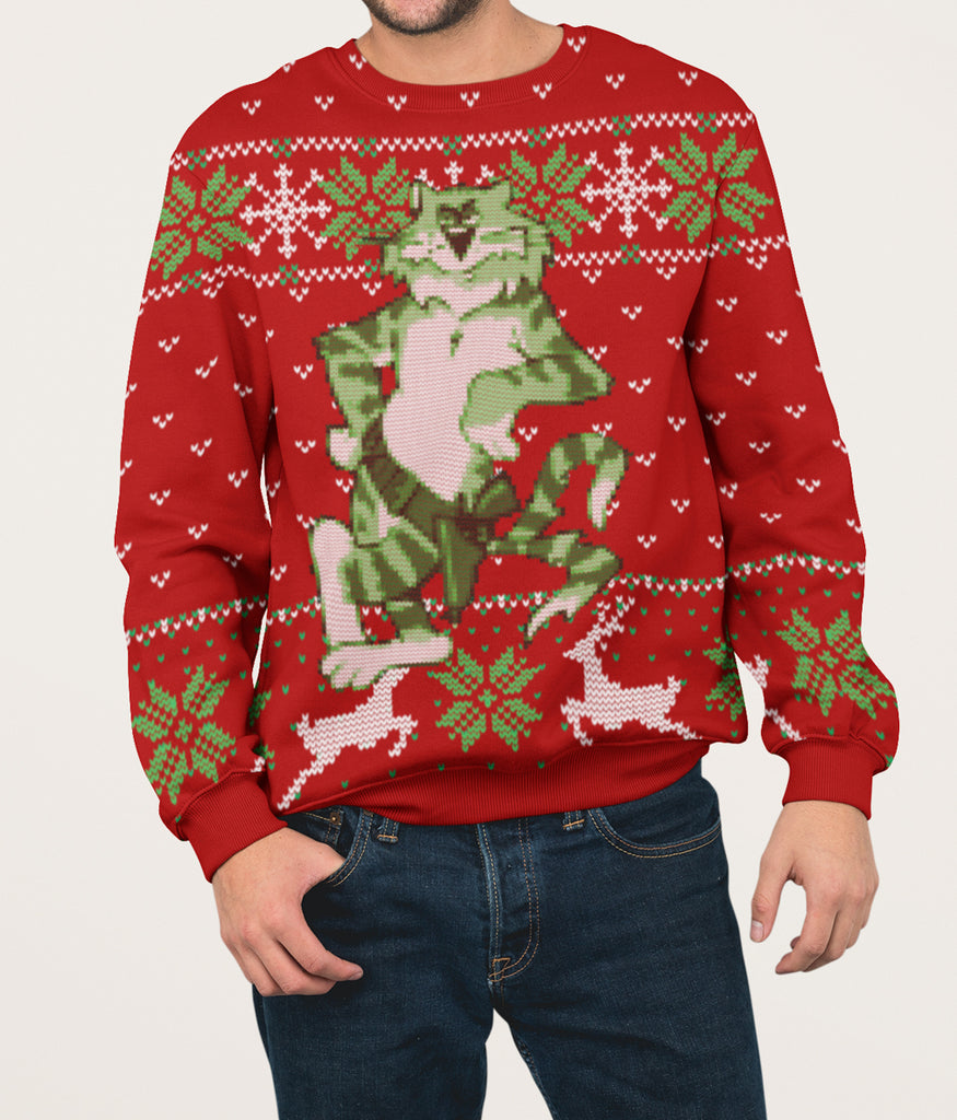 Tomcat Ugly Holiday Sweater
