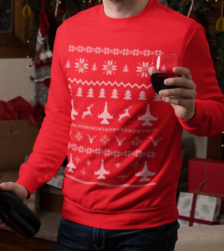 F-16 Ugly Holiday Sweater