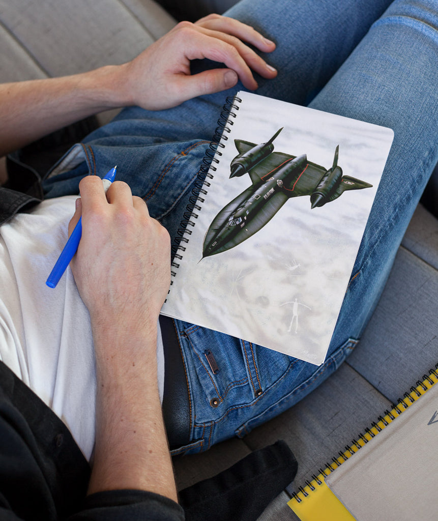 SR-71 Blackbird Spiral Notebook