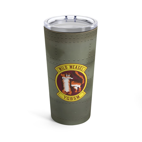 Wild Weasel Squadron Patch Tumbler 20oz