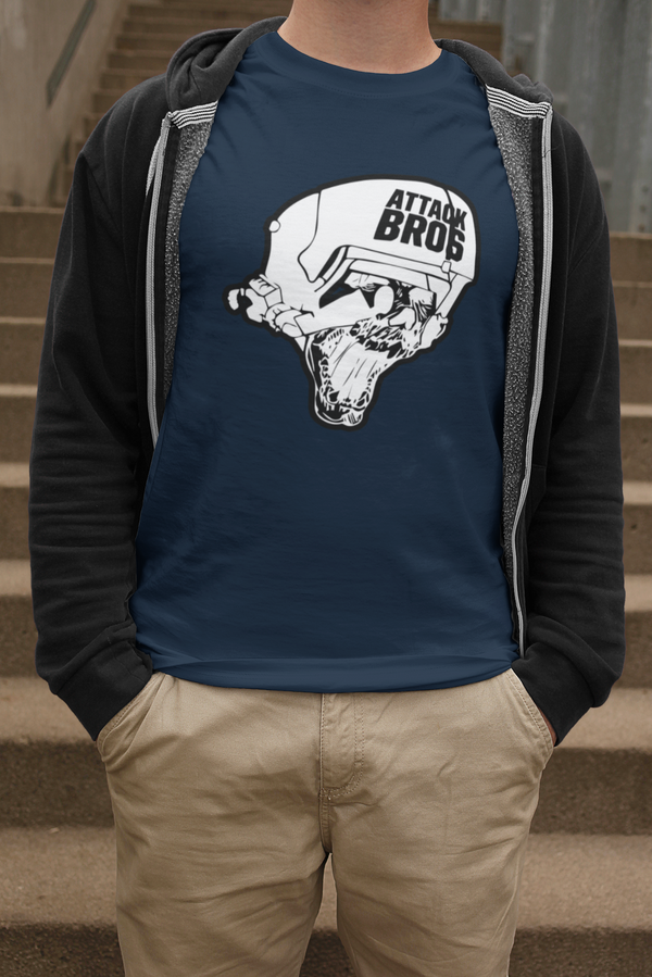 Attack Bros White Logo Shirt
